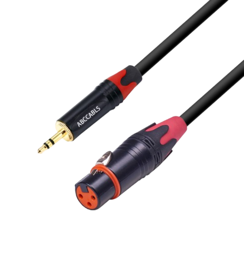 כבל 3 מ’ ABC CABLS PL 3.5MM – XLR F