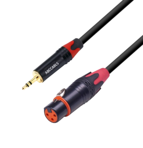 כבל 3 מ’ ABC CABLS PL 3.5MM – XLR F