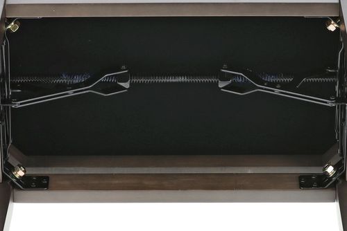 כסא פסנתר מתכוונן BENCH DELUXE בצבע walnut dark מט עם טופ שחור 130160 מבית GEWA (Germany)