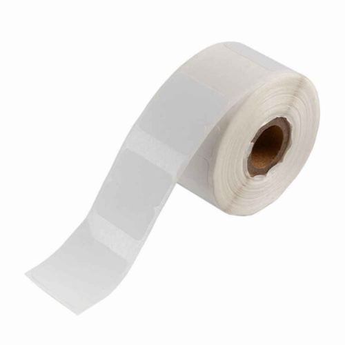 5 יחידות גליל מדבקה לבנה מרובעת מ