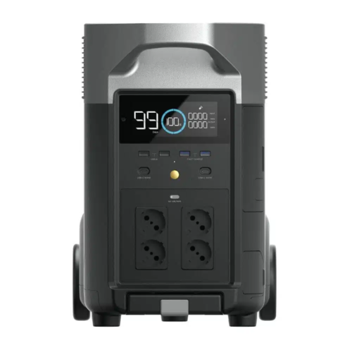 תחנת כח ניידת הכי חזקה לבית EcoFlow דגם DELTA PRO 3600