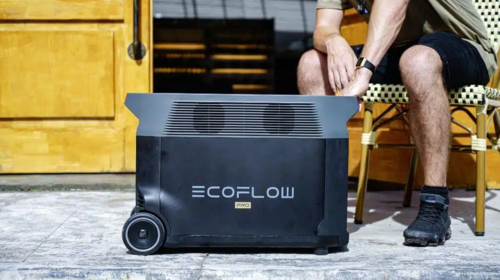 תחנת כח ניידת הכי חזקה לבית EcoFlow דגם DELTA PRO 3600