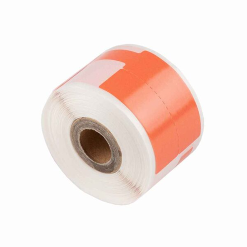 מדבקה אדומה לכבלים 25*38 לשונית 40 - 100 יח