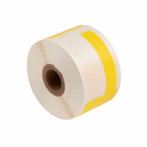 מדבקה צהובה לכבלים 25*38 לשונית 40 סה”כ 100 יח