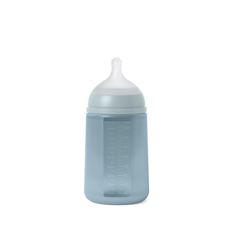 בקבוק האכלה לתינוק סיליקון Essence ‏240 מ"ל כחול