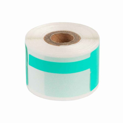 מדבקה ירוקה לכבלים 25*38 לשונית 40 100 יח