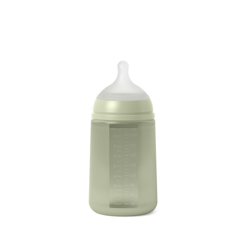 בקבוק האכלה לתינוק סיליקון Essence ‏240 מ"ל ירוק