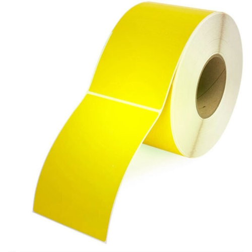 מדבקה צהובה מלבנית 20x100 רב שימושית 160 יח