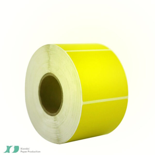 מדבקה צהובה מלבנית 20x100 רב שימושית 160 יח