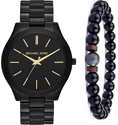 Michael Kors MK3221 סט צמיד מתנה גברים חדש 