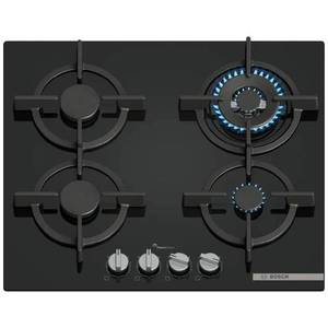 כיריים גז Bosch PPH6A6I10Y Serie 6 זכוכית שחורה 
