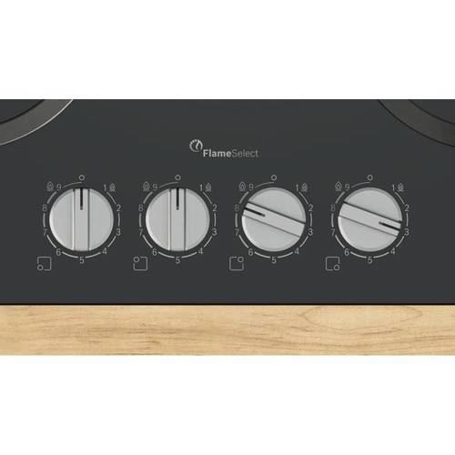 כיריים גז Bosch PPH6A6I10Y Serie 6 זכוכית שחורה 