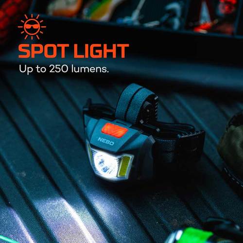 פנס ראש - NEBO - EINSTEIN 250 HEADLAMP