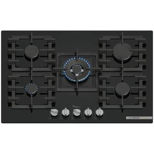 כיריים גז 75 ס"מ Bosch PPQ7A6I40Y Serie 6 זכוכית שחורה