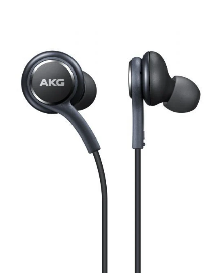אוזניות חוטיות AKG בחיבור USB-C, איכות שמע מקצועית, שחור