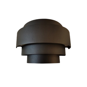 ג"ת אפ-דאון LED W.L 12W עגול שחור IG-450