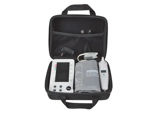 מד לחץ דם משולב סטורציה, דופק וטמפרטורה דגם PC-300