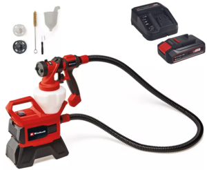ערכת צביעה 18V כולל סוללה 2.5AH מבית Einhell
