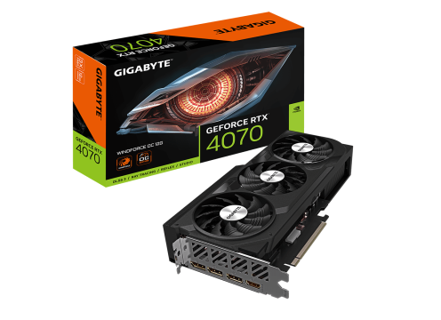 כרטיס מסך Gigabyte RTX 4070 OC 12G (DLSS 3)