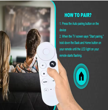 שלט תואם רחוק לטלוויזות גוגל Google smart tv Chromecast 