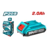 סוללת ליתיום-יון 20V בקיבולת 2.0Ah מבית TOTAL