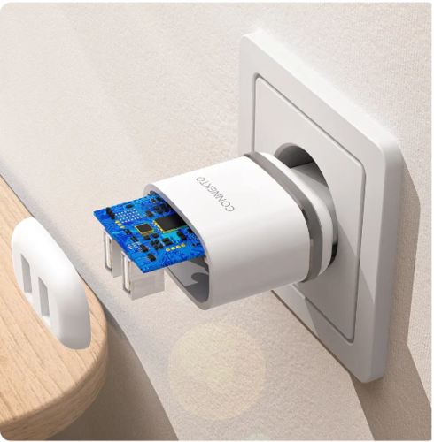 ראש מטען מהיר 2 יציאות USB-A, הספק מקסימלי 12W