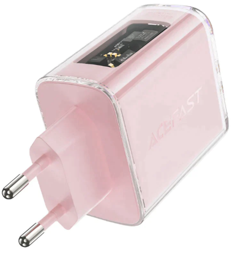 מטען קיר לטלפון, טעינה מהירה 2 כניסות USB-C וכניסת USB-A, סגול