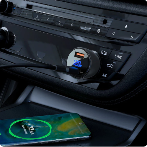 מטען רכב 63W (USB-A+USB-C) ACEFAST B6