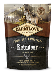 קרנילב מזון לכלב בוגר צבי 1.5 ק"ג Carnilove Adult Reindeer קרנילאב