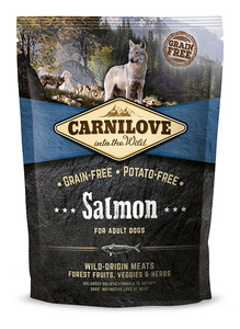 קרנילב מזון לכלב בוגר על בסיס סלמון 1.5 ק"ג Carnilove Adult - Salmon קרנילאב