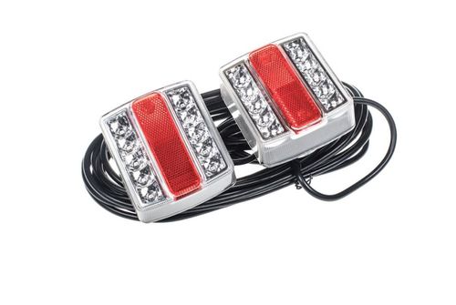 סט פנסי LED מגנטי לנגרר (12V) כולל כבל 7 מ' ותקע 13 פינים