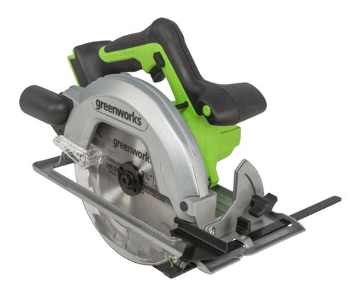 מסור עגול GREENWORKS 24V דגם 99727 עם מנוע Brushless, להב 185 מ