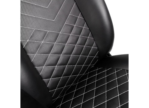 כיסא גיימינג ומנהלים Noblechairs ICON שחור/לבן פלטינום