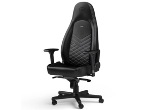 כיסא גיימינג ומנהלים Noblechairs ICON שחור/לבן פלטינום