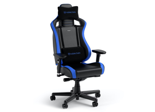 כיסא גיימינג משרדי Noblechairs EPIC Compact שחור/קרבון/כחול