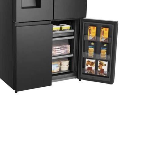 מקרר 4 דלתות 584 ליטר Hisense RQ760N4SBFE נירוסטה מושחרת