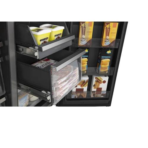 מקרר 4 דלתות 584 ליטר Hisense RQ760N4SBFE נירוסטה מושחרת