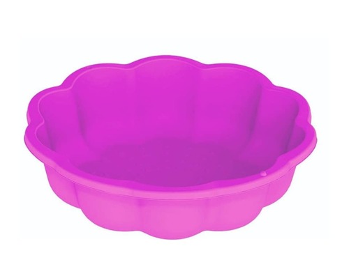 בריכת פלסטיק לילדים דגם פרח קטנה -ורוד