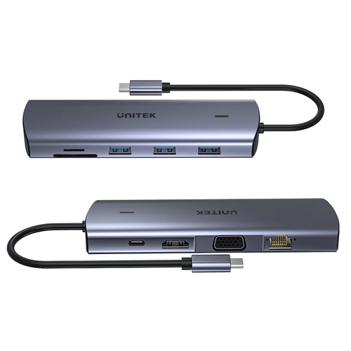 תחנת עגינה UNITEK 9-in-1 USB-C Hub D1113A יוניטק