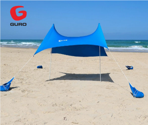 ציליה לחוף הים שקי חול ענקית ל 7-8 אנשים גורו GURO SUN SHADE