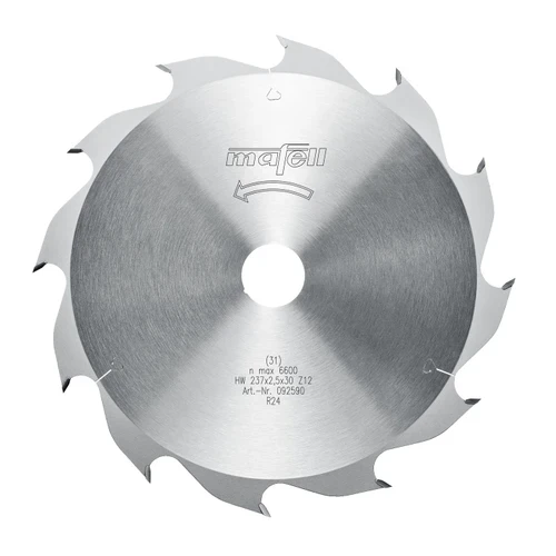 להב TCT 237 x 1.8/2.5 x 30 mm - 12 AT - מאפל MAFELL