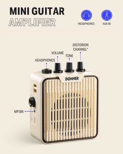 חבילת גיטרה חשמלית מותאמת לילדים DSJ100 בצבע טורקיז EC1377 מבית DONNER