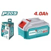 סוללת ליתיום-יון 20V בקיבולת 4.0Ah מבית TOTAL