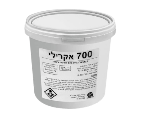 דבק אקרילי 700 - 4.5 ק