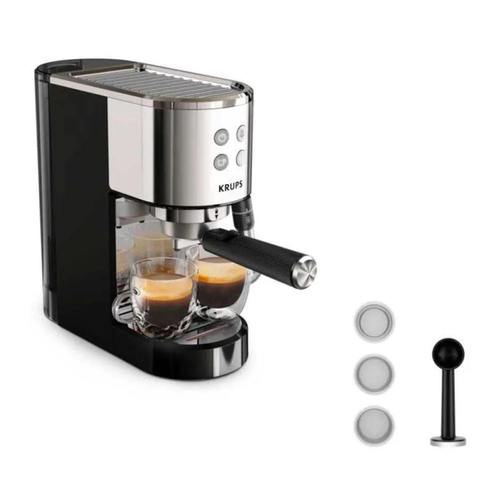 מכונת קפה Krups XP444C10 Virtuoso *מקציף מובנה
