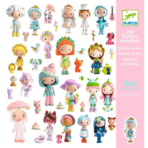 יצירה 160 מדבקות -טינילי DJECO 