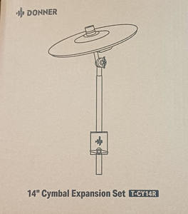 מצילה אלקטרונית 3 אזורים EC7026 + סטנד T-CY14R מבית DONNER