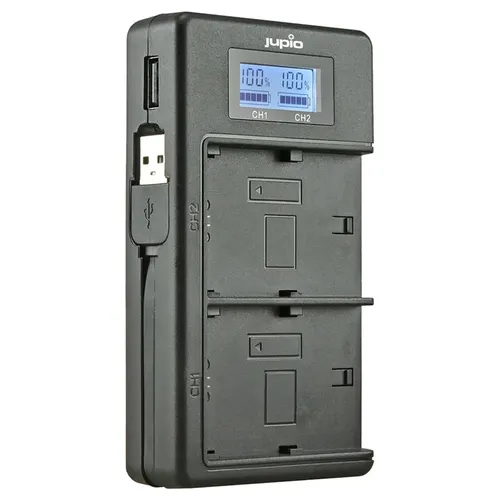 מטען כפול USB לסוללות פוג'י (Jupio NP-W126(S