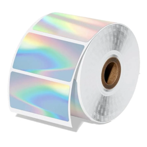 מדבקה מבריקה משלוח 2.25*1.25 אינץ 500 יח’ 