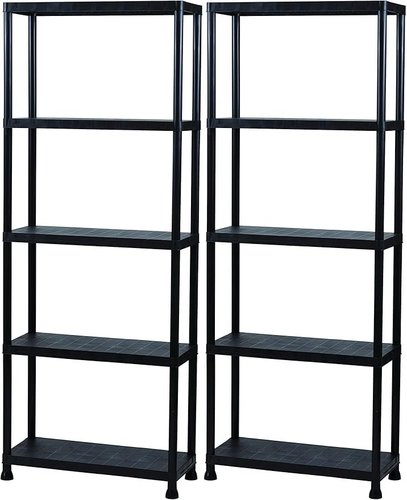 כוננית מדפים מפלסטיק 5 קומות | 80x40x174.5 ס